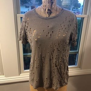 IRO Jeans hole shirt